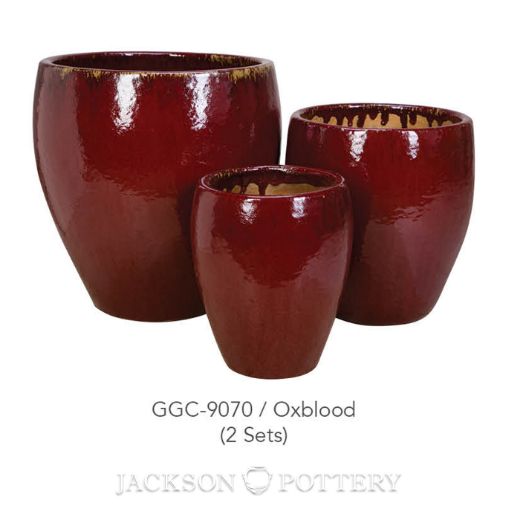Jackson Pottery GGCPP025 Oxblood Color Blocked Collection