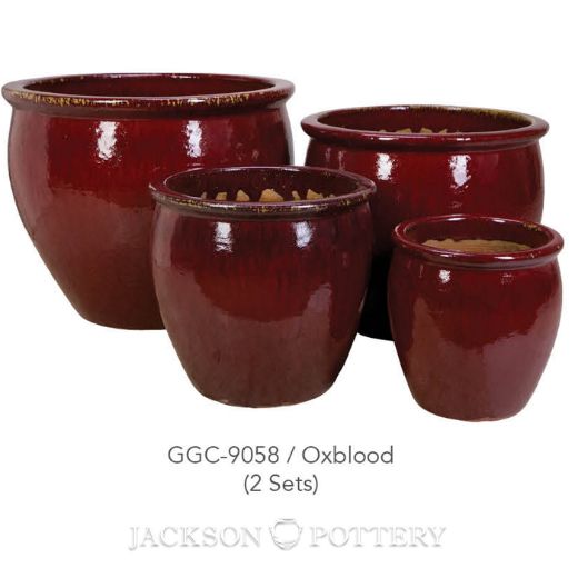Jackson Pottery GGCPP025 Oxblood Color Blocked Collection
