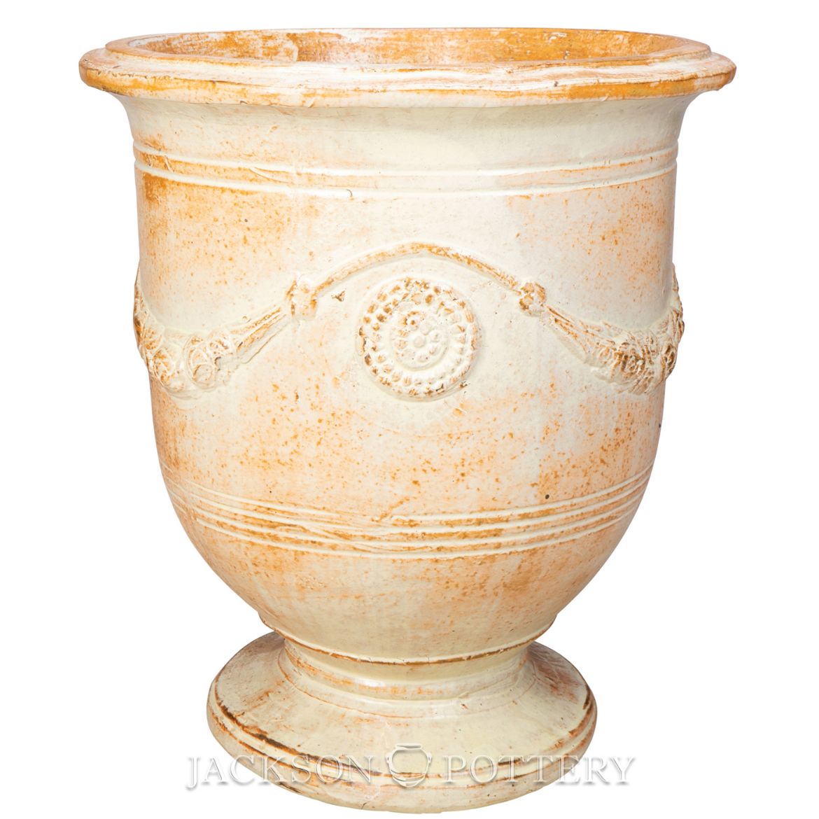 Picture of 24 in. Cezanne Urn - Mediterranean White