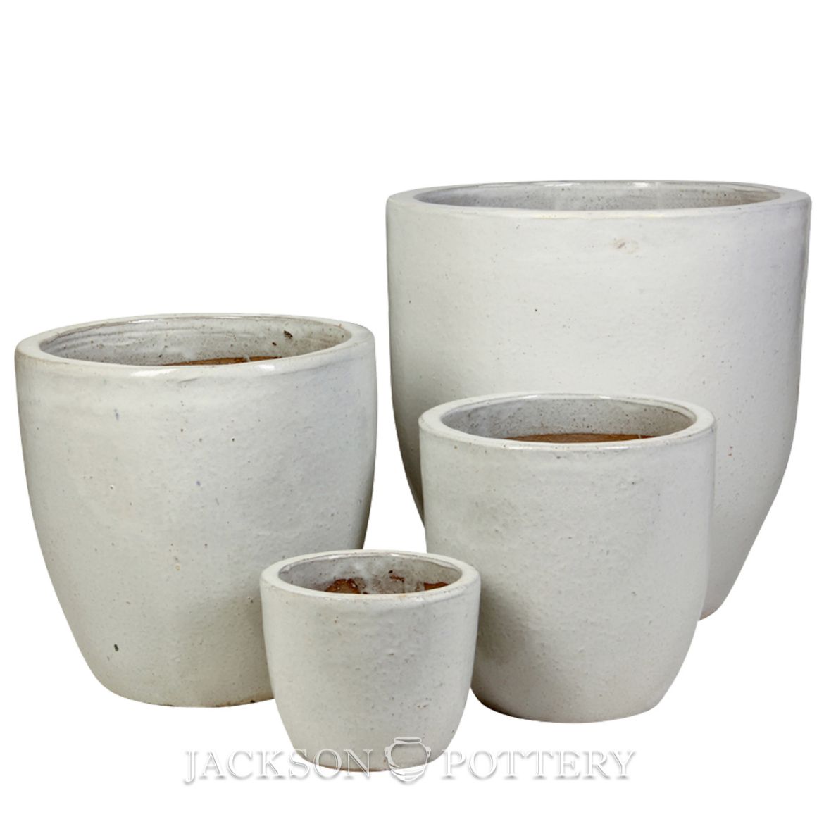 Picture of "Egg Planter Set of 4 A,B,C,D - Antique White"