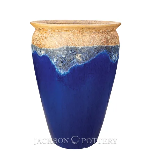 Picture of 14 in. Bautista Water Jar - Ancient Earth over Blue