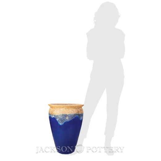 Picture of 14 in. Bautista Water Jar - Ancient Earth over Blue