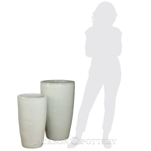 Picture of "Calypso Vase Set of 2 A,B - Antique White"