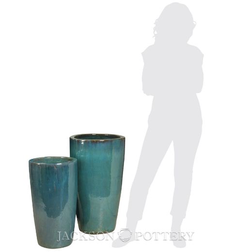 Picture of "Calypso Vase Set of 2 A,B - Azul"
