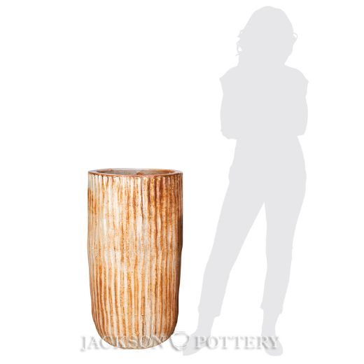 Picture of 18 in. Tall Boho Vase - Mediterranean White