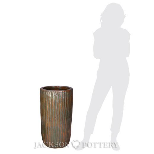 Picture of 14 in. Tall Boho Vase - Mediterranean Green