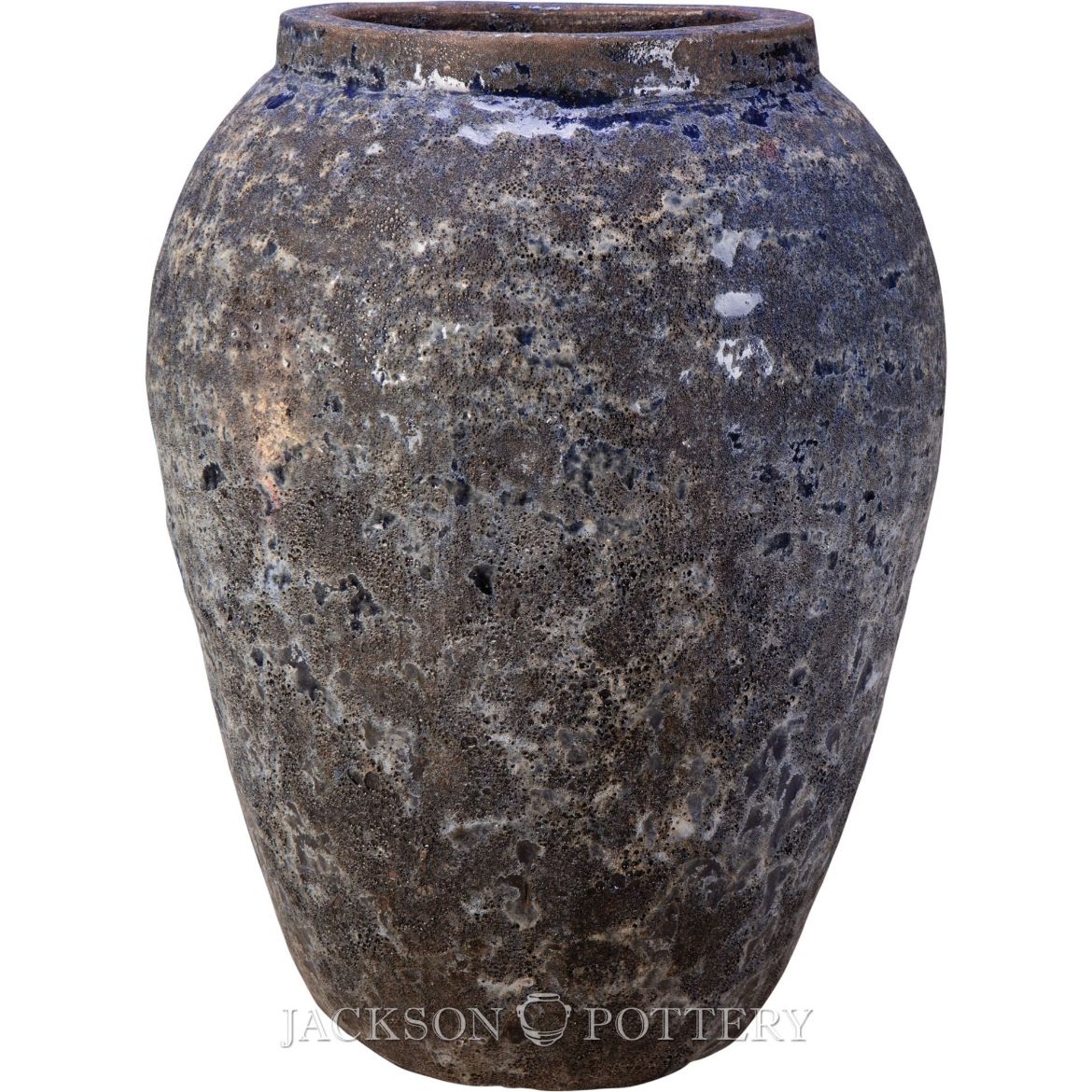 Picture of 25 in. Gold Urn - Blue Lava