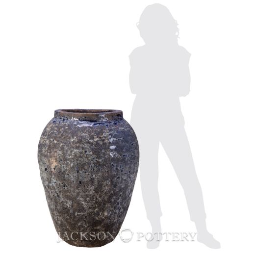 Picture of 25 in. Gold Urn - Blue Lava
