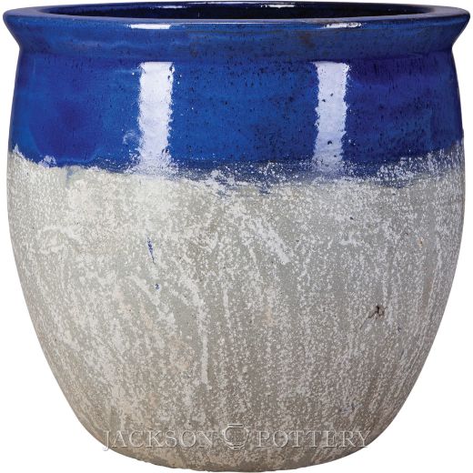 Picture of 23.5 in. Claremont Planter - Blue over Greystone