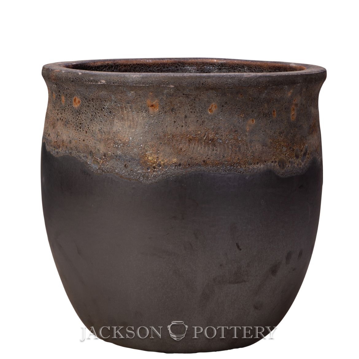 Picture of 19 in. Tarsus Jar Planter -  Volcanic Black/Charcoal