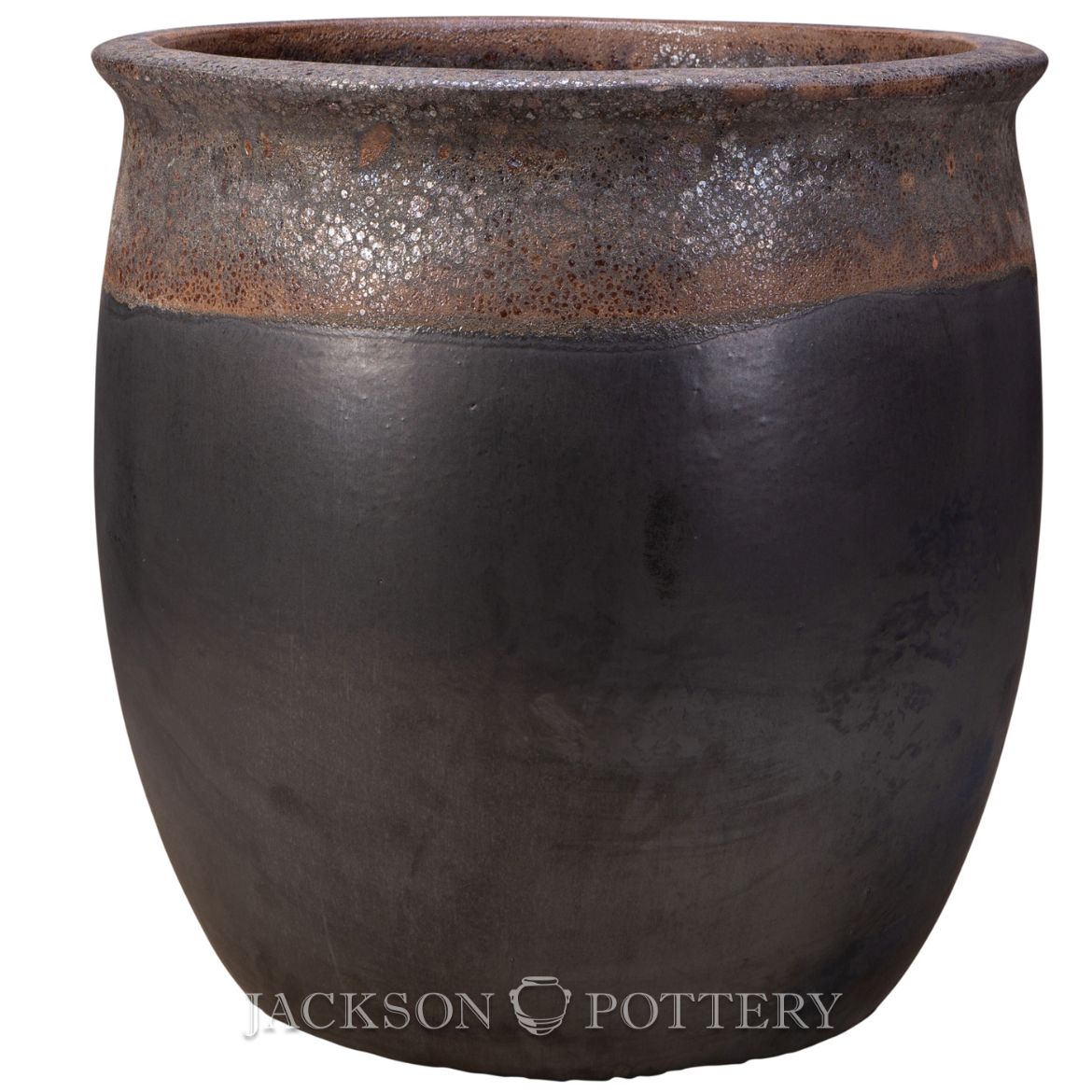 Picture of 23 in. Tarsus Jar Planter -  Volcanic Black/Charcoal