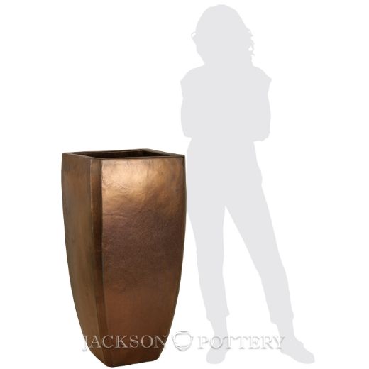 Picture of 18.5 in. Tall Designer Square - Antique Copper