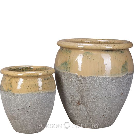 Picture of Maricopa Water Jar Set of 2 A,B - Cream over Greystone