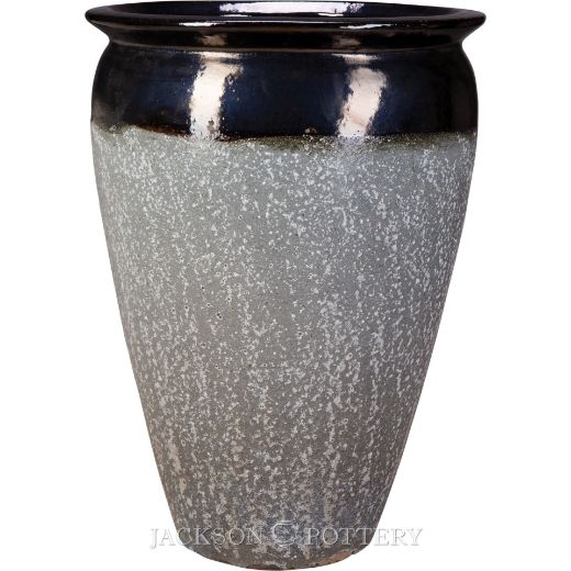 Picture of 20 in. Bautista Water Jar - Black over Greystone