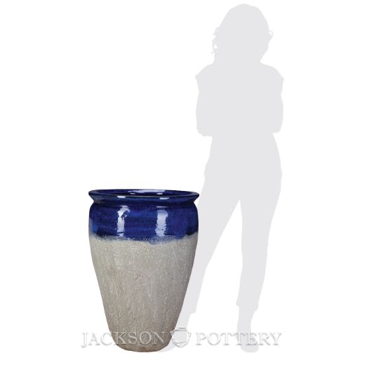 Picture of 20 in. Bautista Water Jar - Blue over Greystone