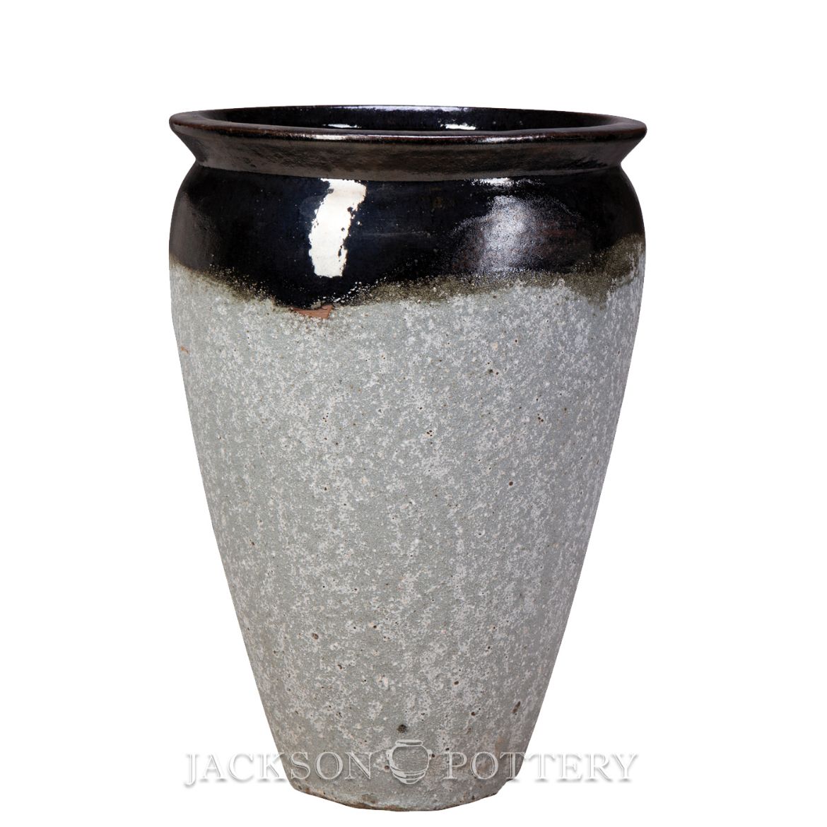 Picture of 14 in. Bautista Water Jar - Black over Greystone