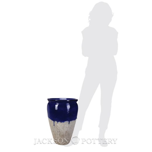 Picture of 14 in. Bautista Water Jar - Blue over Greystone