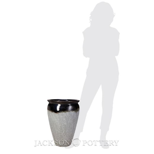 Picture of 14 in. Bautista Water Jar - Black over Greystone