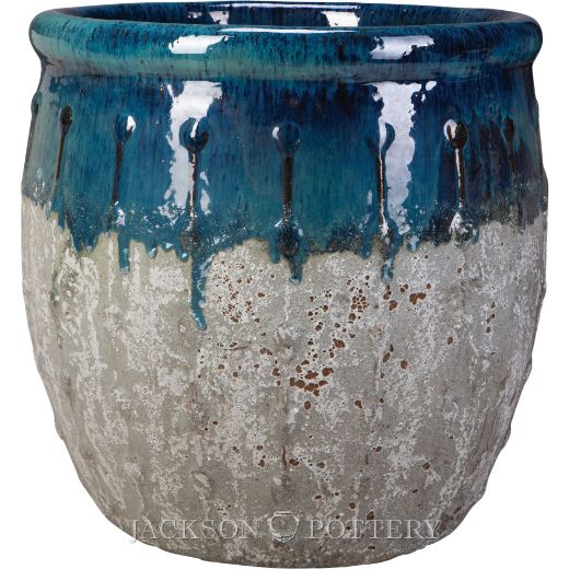Picture of 23 in. Emperor Planter - Azul over Greystone