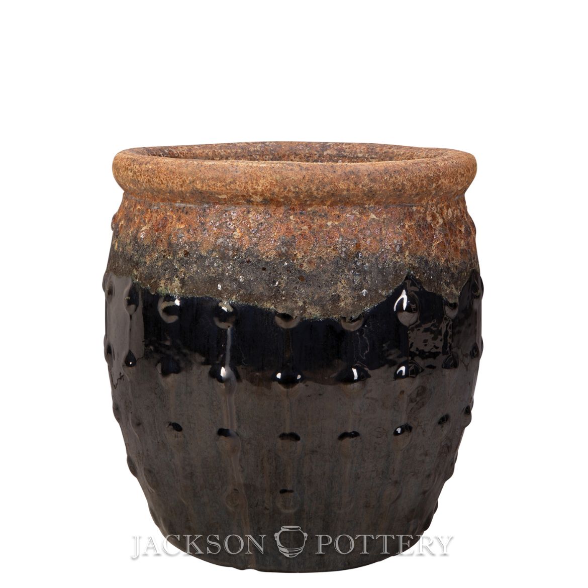 Picture of 14 in. Emperor Planter - Ancient Earth over Black