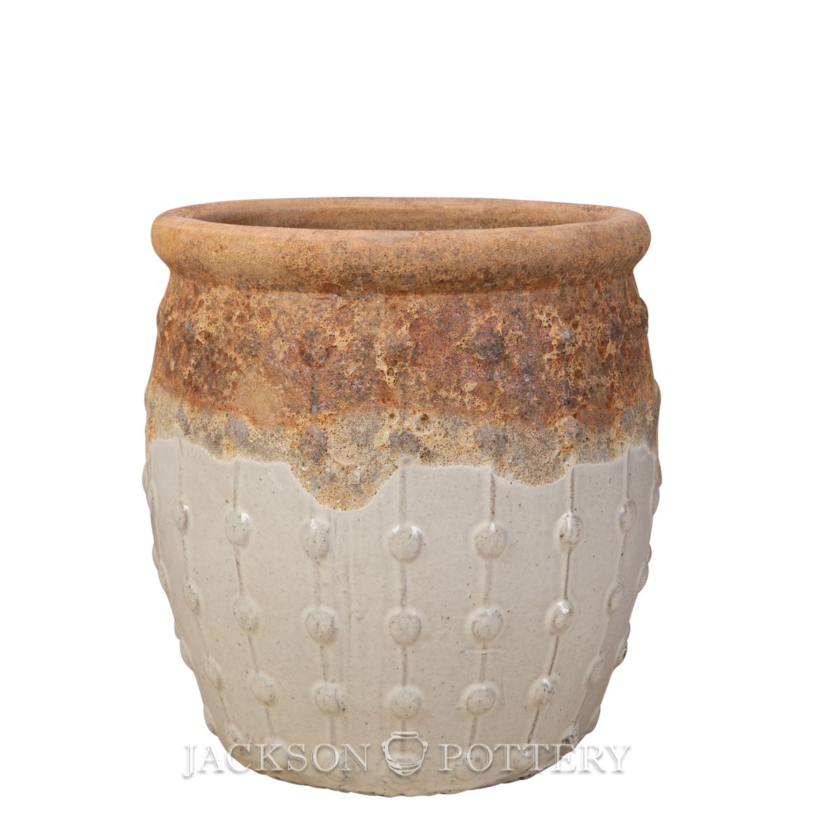 Picture of 14 in. Emperor Planter - Ancient Earth over White