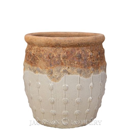 Picture of 14 in. Emperor Planter - Ancient Earth over White