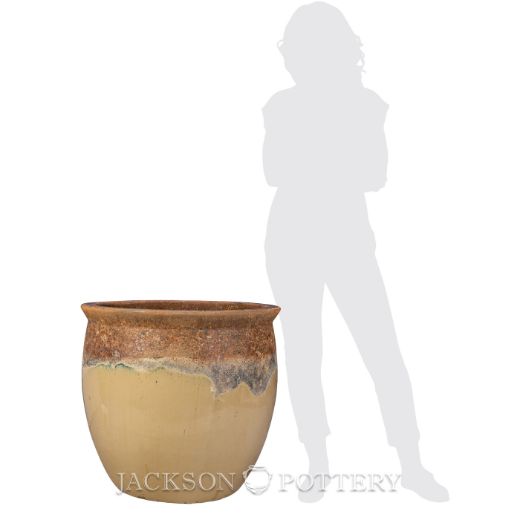 Picture of 23.5 in. Claremont Planter - Ancient Earth over Cream