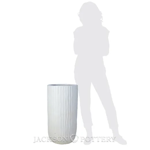 Picture of 14 in. Tall Boho Vase - Matte White