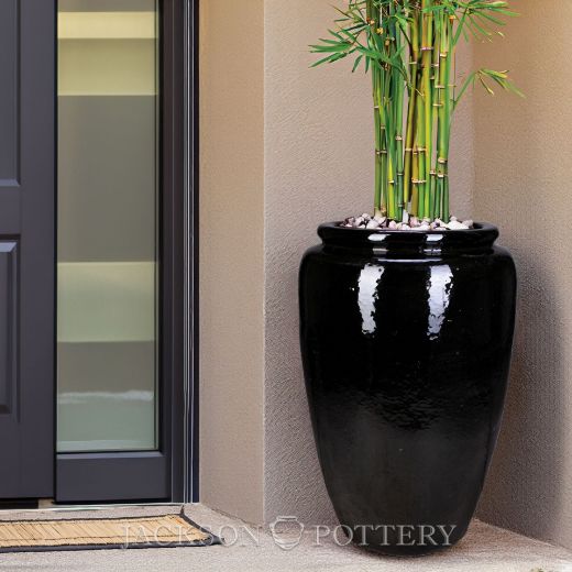 Picture of 25 in. Storage Jar - Black