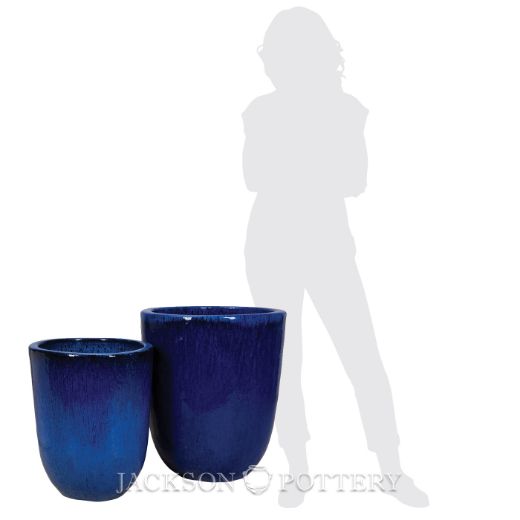 Picture of "Tall Vestro Set of 2 A,B - Falling Blue"