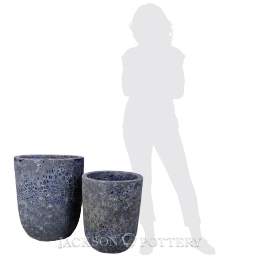 Picture of "Tall Vestro Set of 2 A,B - Blue Lava"