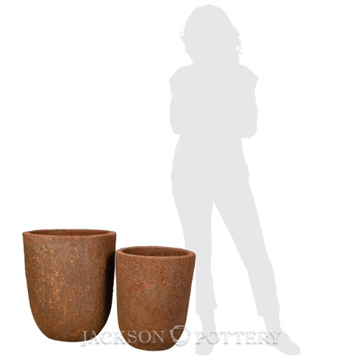 Picture of "Tall Vestro Set of 2 A,B - Volcanic Rust"