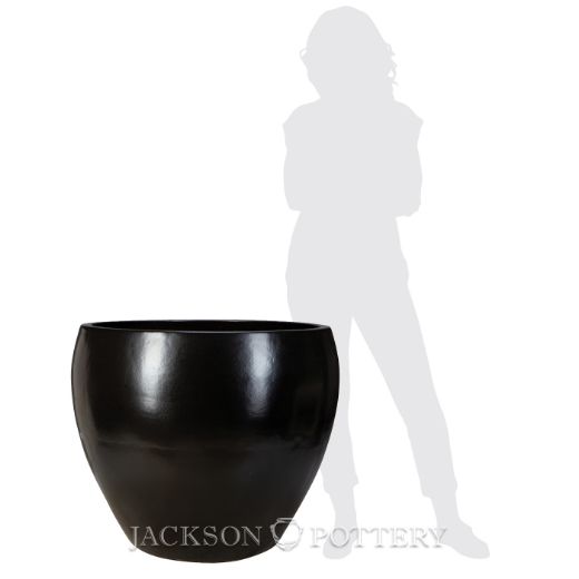 Picture of 32 in. Vista Bowl Planter - Satin Black