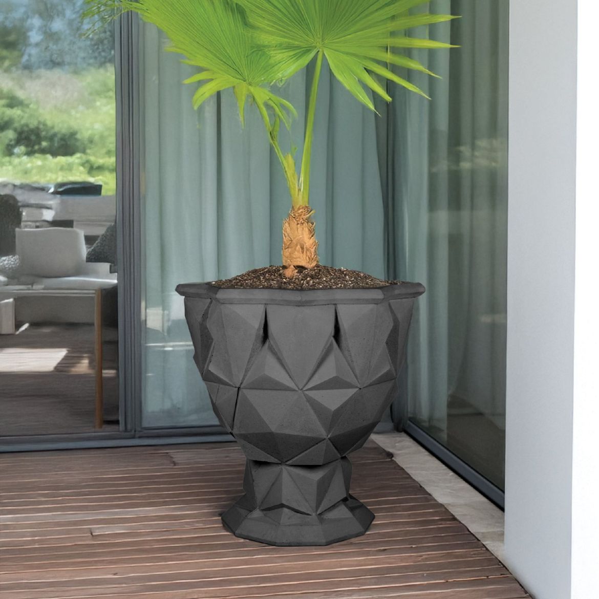 Picture of JCS-86719 Jade Urn, 29 in.