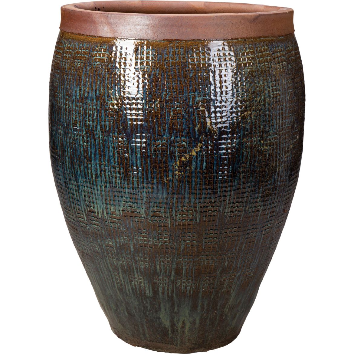 Picture of 25 in. Palm Planter Waffle - Yellow Orange