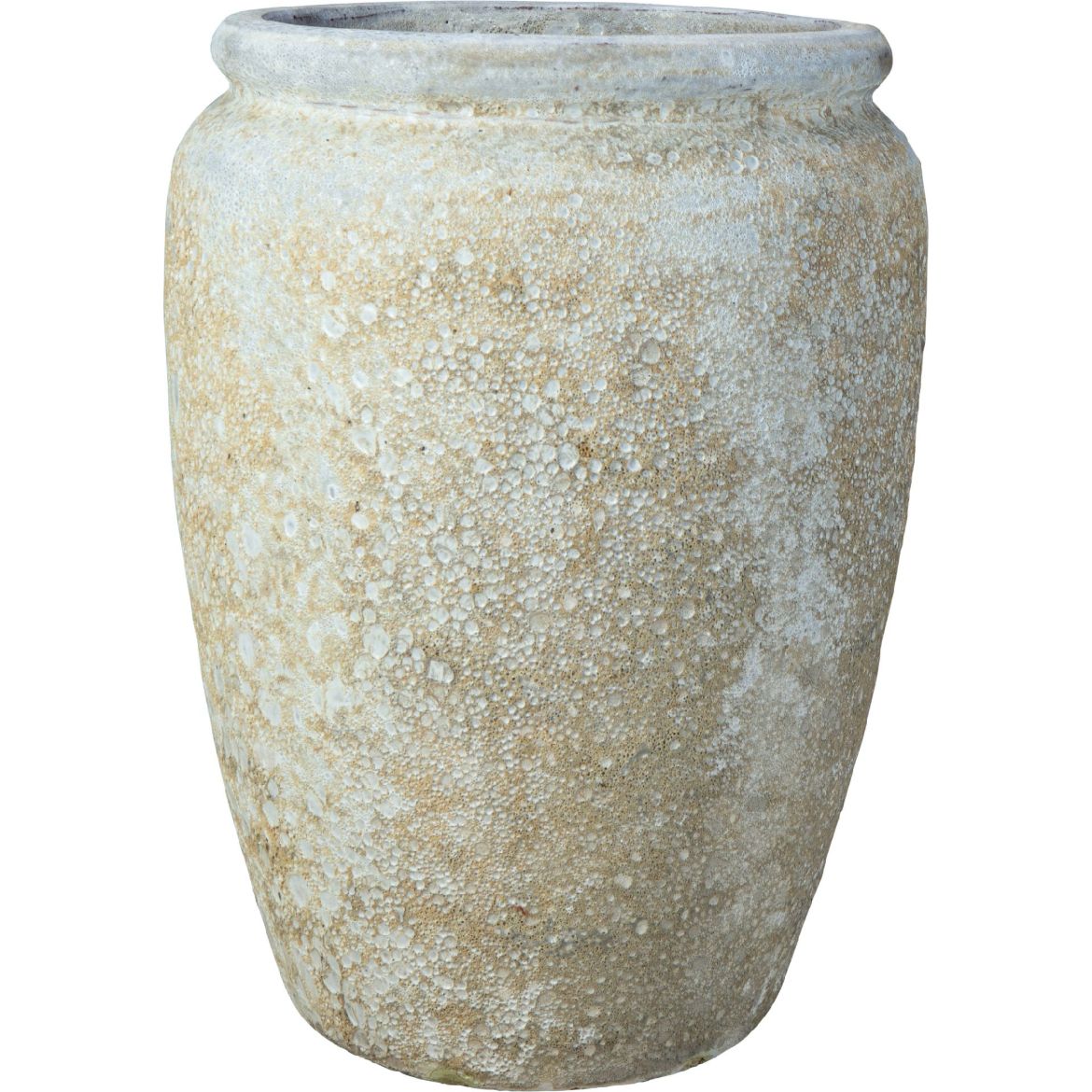 Picture of 20 in. Marvella Vase - White Lava