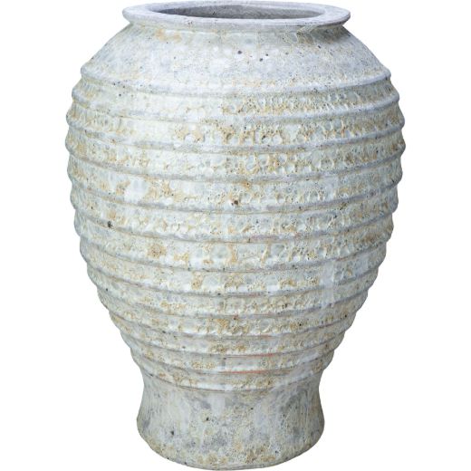 Picture of 23 in. Calisto Jar -  White Lava