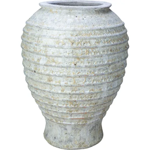 Picture of 23 in. Calisto Jar -  White Lava