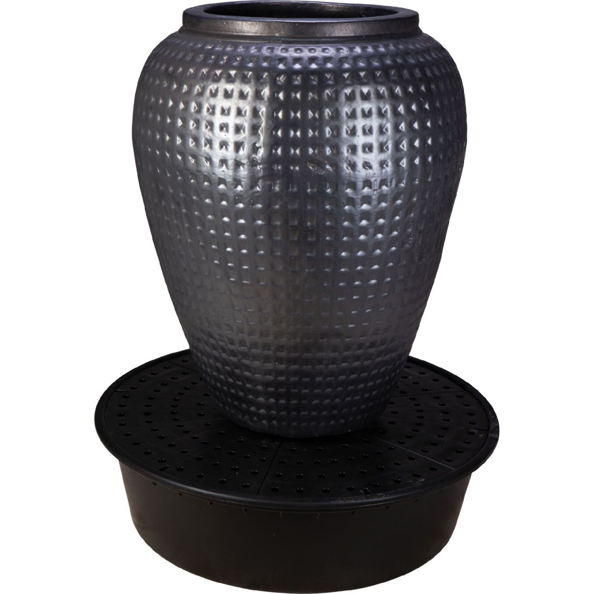 Picture of 28 in. Waffle Jar Fountain Kit - Charcoal