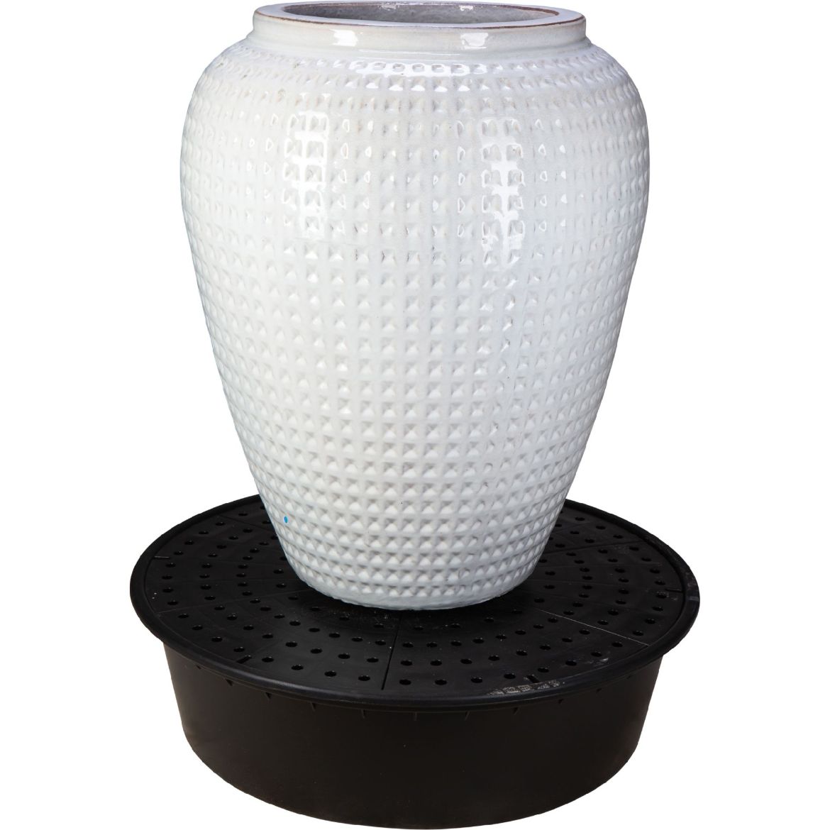 Picture of 28 in. Waffle Jar Fountain Kit - Antique White