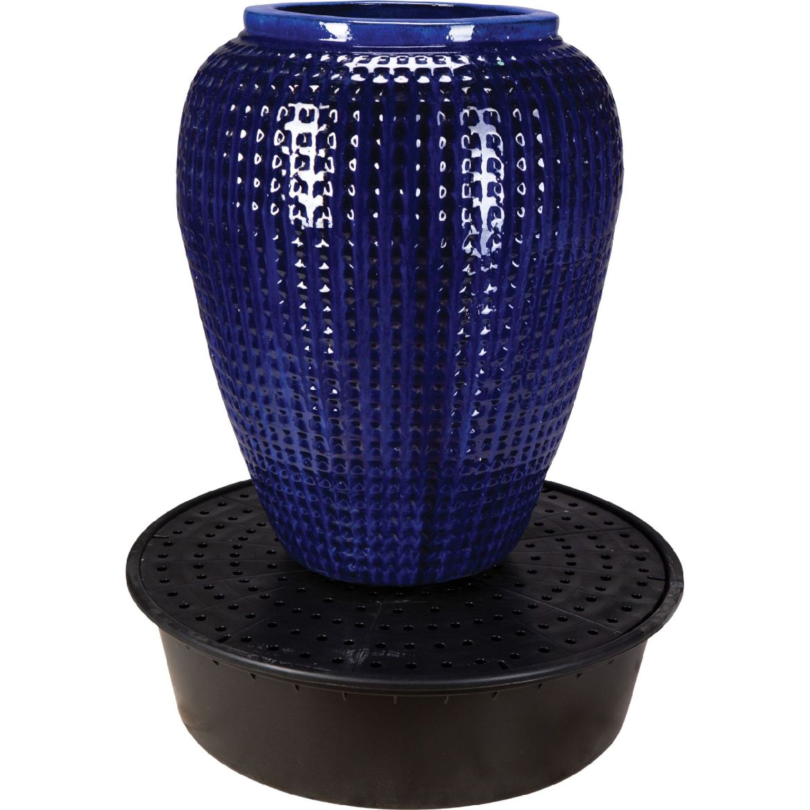Picture of 28 in. Waffle Jar Fountain Kit - Falling Blue