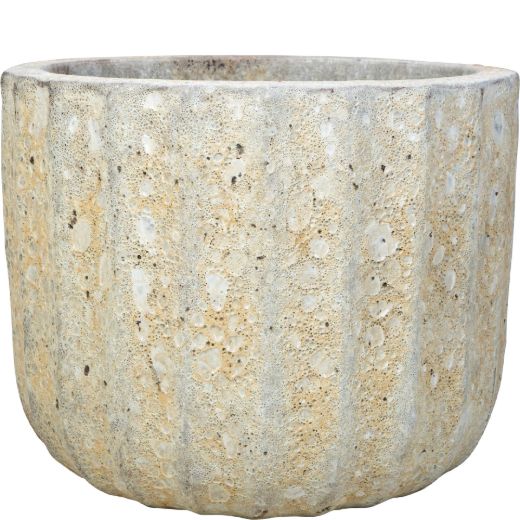 Picture of 22 in. Grenada Planter, Short - White Lava