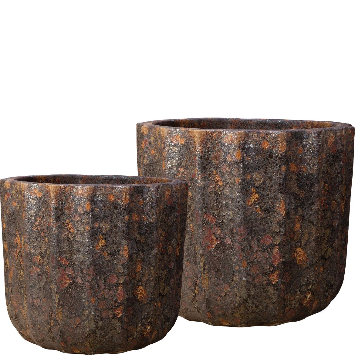 Picture of Grenada Planter, Short Set of 2 A,B - Volcanic Rust