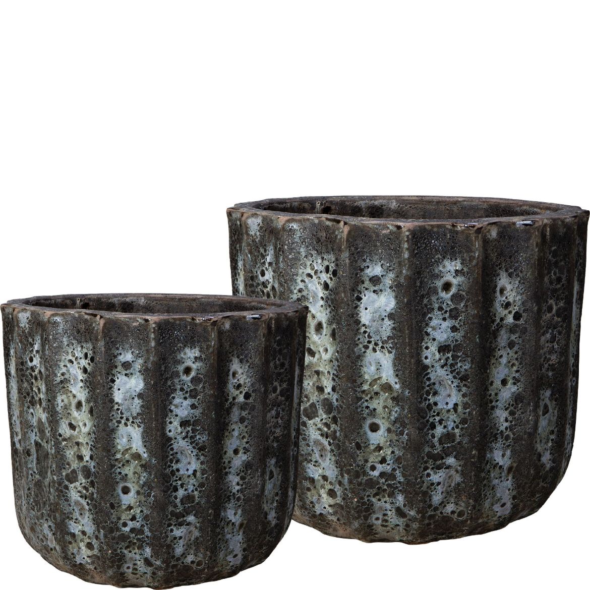Picture of Grenada Planter, Short Set of 2 A,B - Black Lava