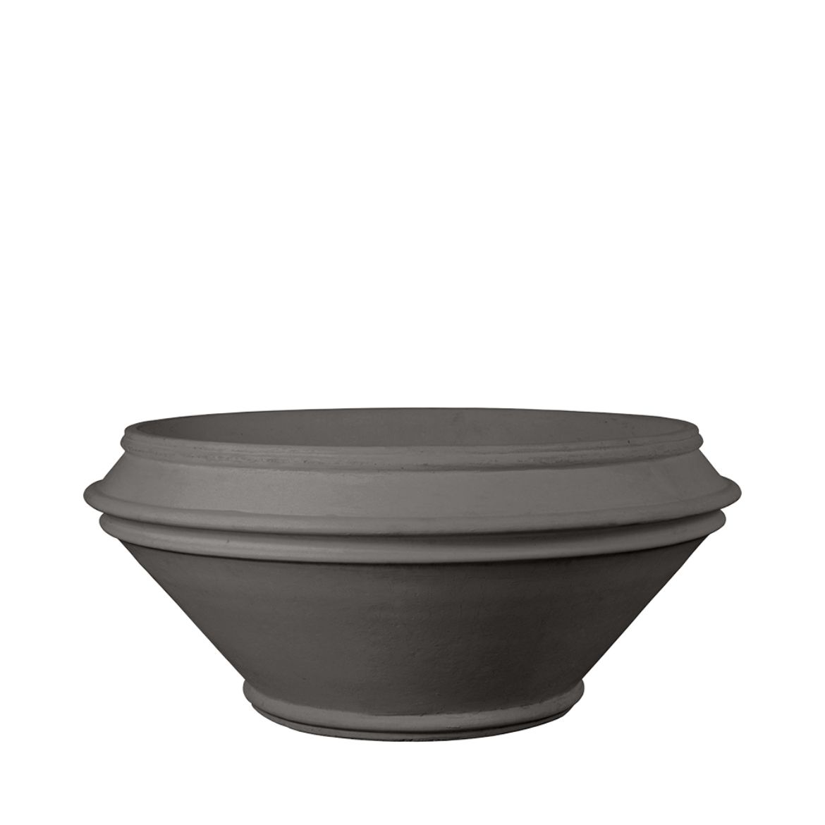 Picture of 42 in. Meridian Bowl Planter - Natural Finish  - Graphite