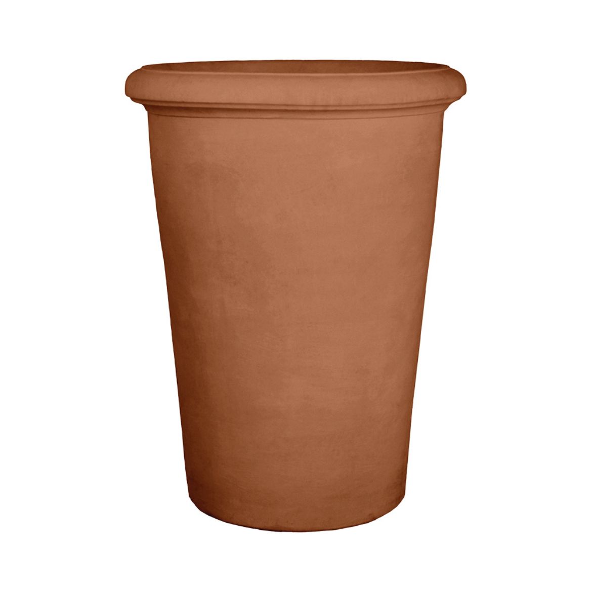 Picture of 20.5 in. Tall Tapered Cylinder w/ Lip - Natural Finish  - Terracotta