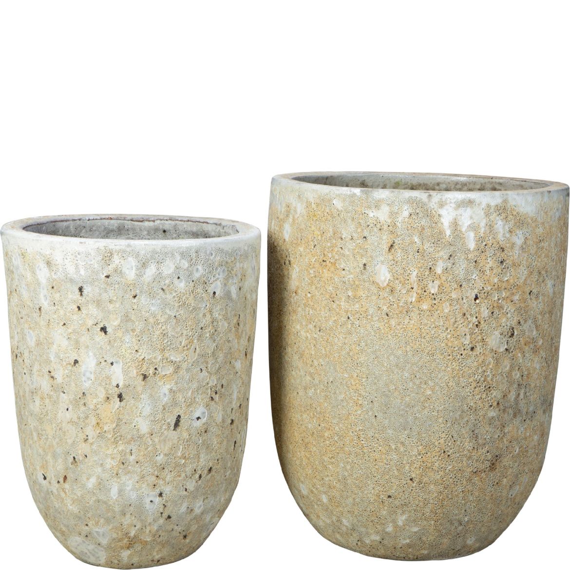 Picture of "Tall Vestro Set of 2 A,B - White Lava"
