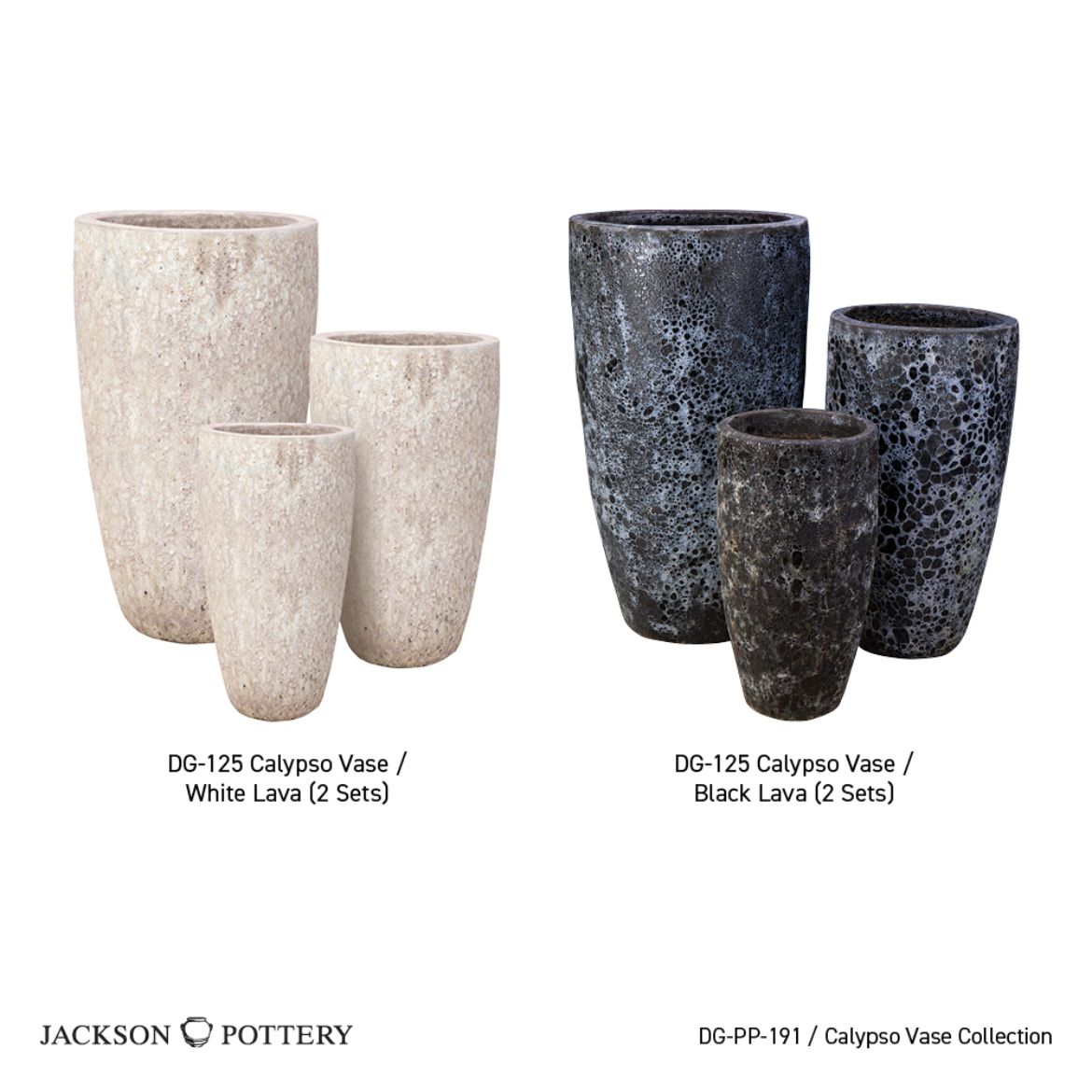 Picture of DG-PP-191 Calypso Vase Collection XVI | 12 Pcs. | 4 sets