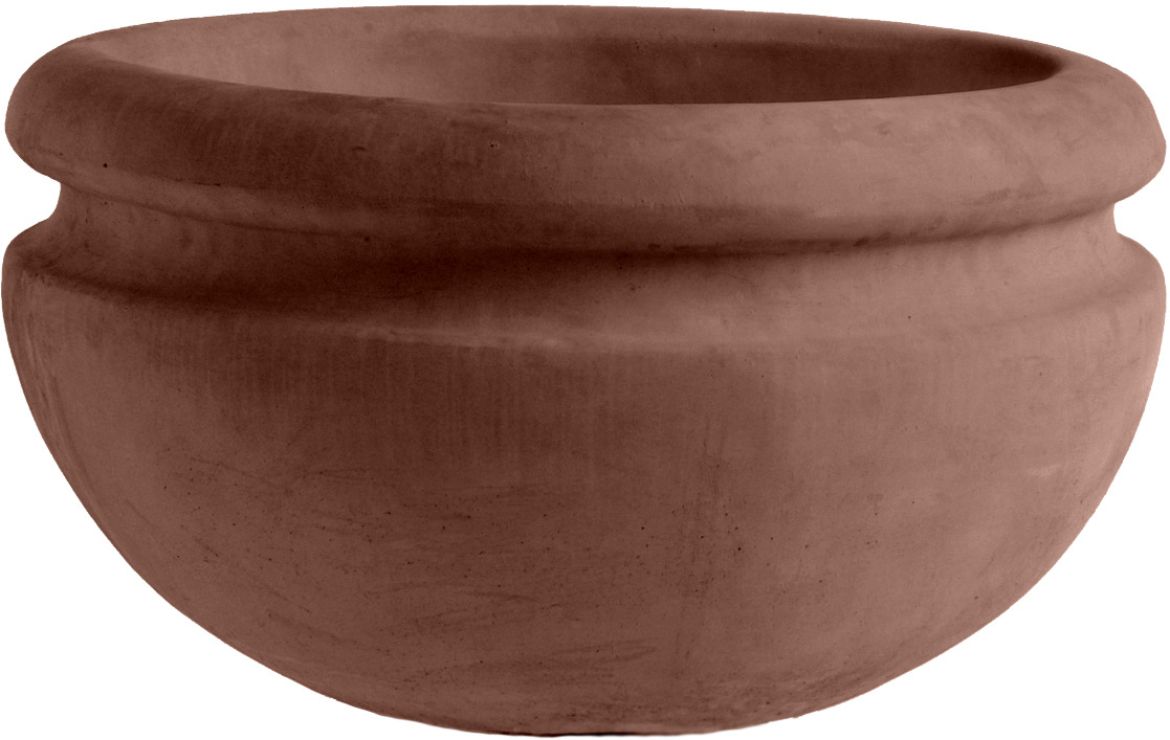 Picture of 25 in. Low Rim Bowl Planter - Natural Finish  - Desert Rose