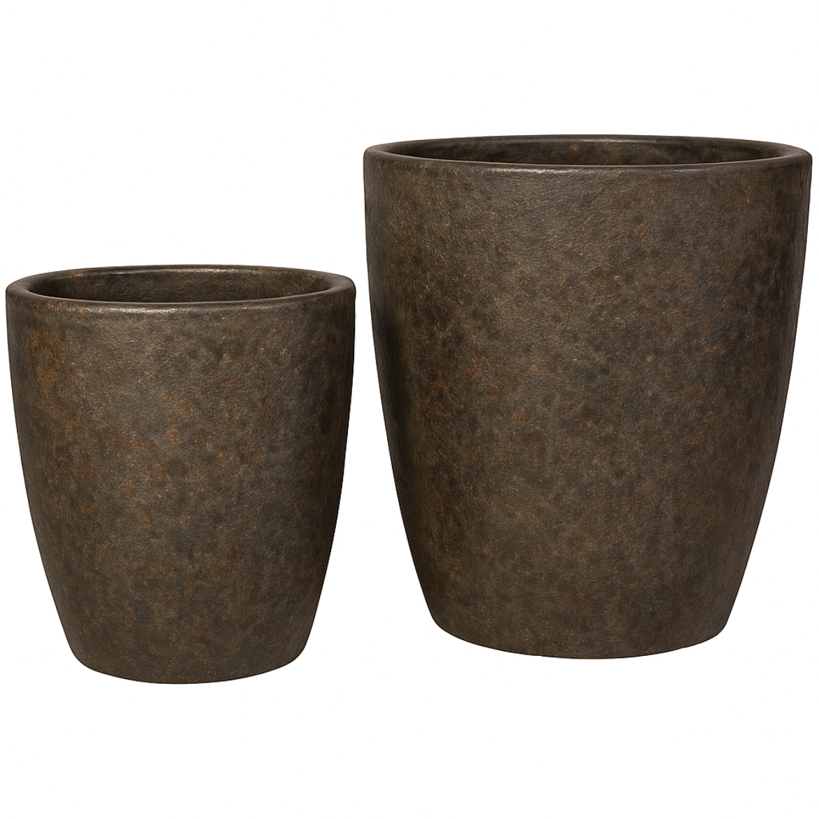 Picture of Vaso Pltr Set of 2 - 18, 23 in - Black Lava